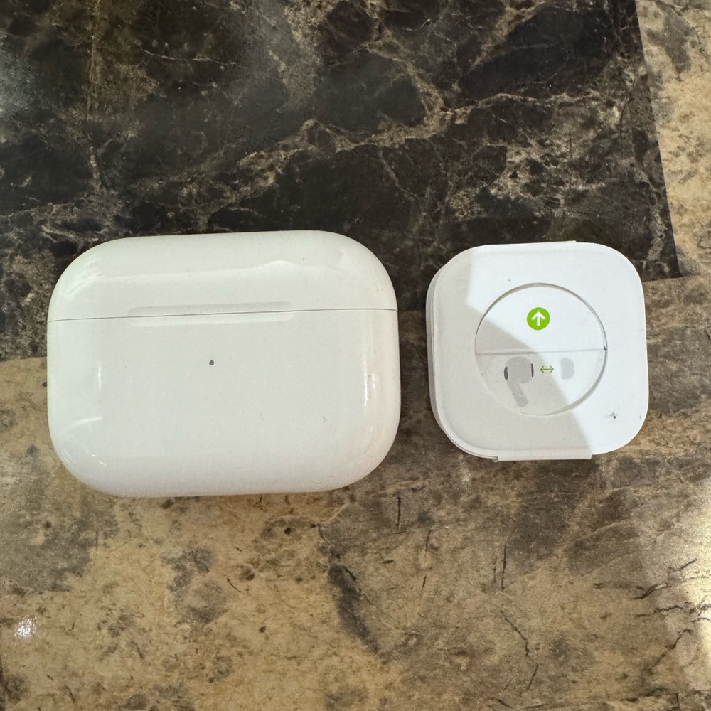 Apple White Earbud Headphones with Charging Case